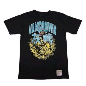 Vancouver Grizzlies Mitchell Ness T Shirt Black Mens Medium